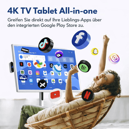 Tragbarer 4K - Fernseher - citysportdiscount