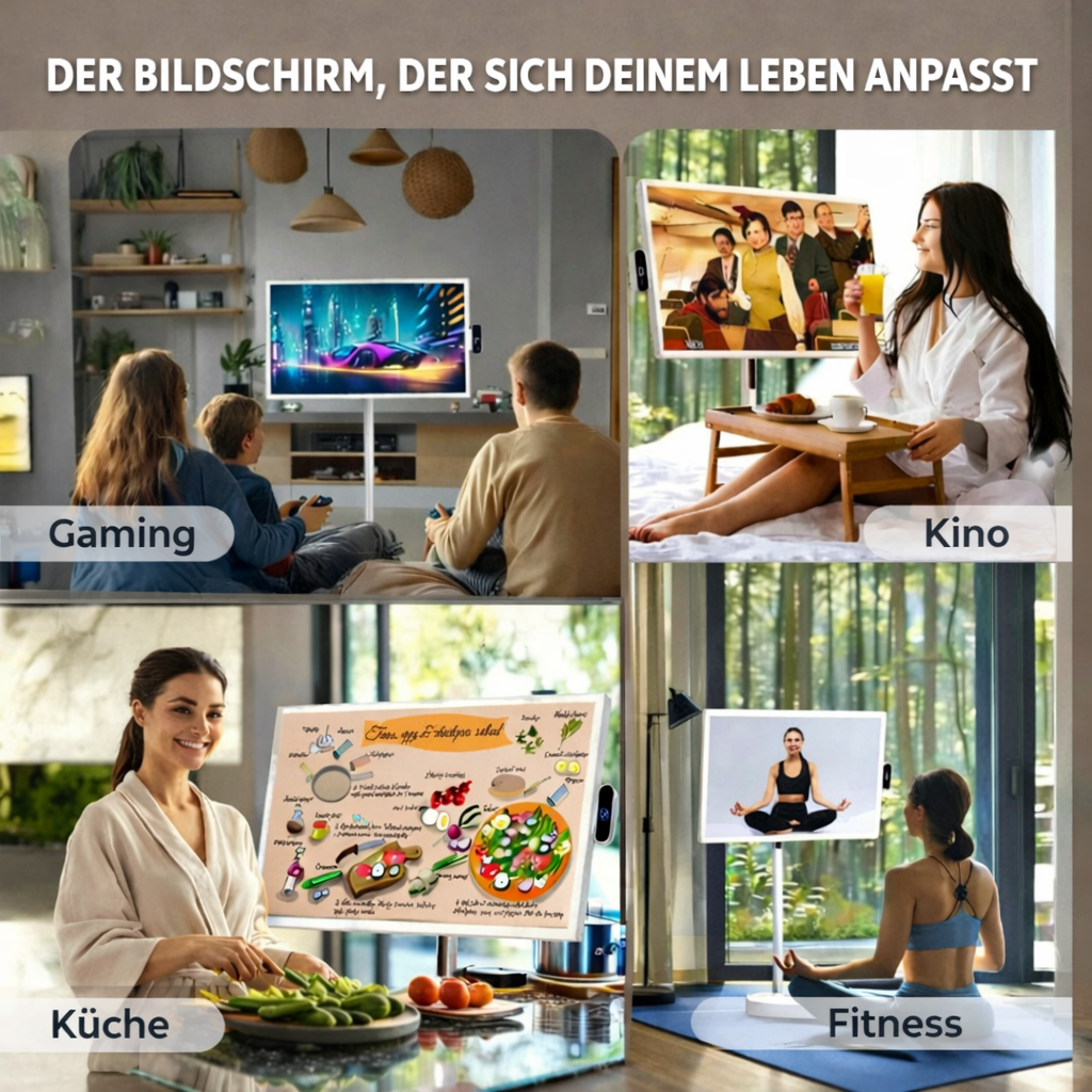 Tragbarer 4K - Fernseher - citysportdiscount